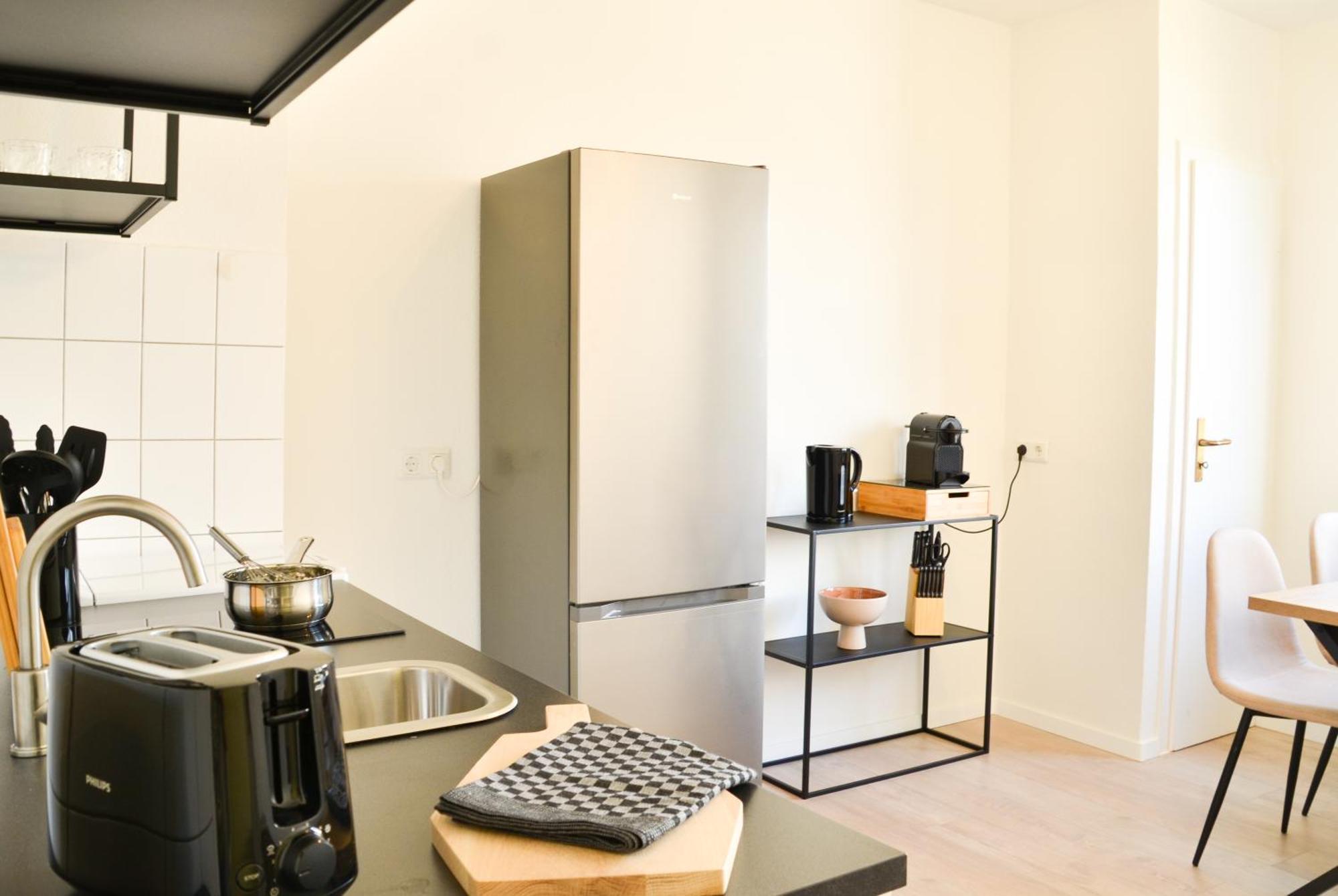 Milpau Bottrop 2 - Modernes Und Zentrales Premium-Apartment Fuer 4 Personen Mit Queensize-Bett Und Einzelbetten - Netflix, Nespresso Und Smart-Tv Екстериор снимка